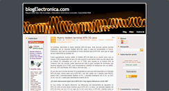 Desktop Screenshot of blogelectronica.com