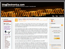 Tablet Screenshot of blogelectronica.com